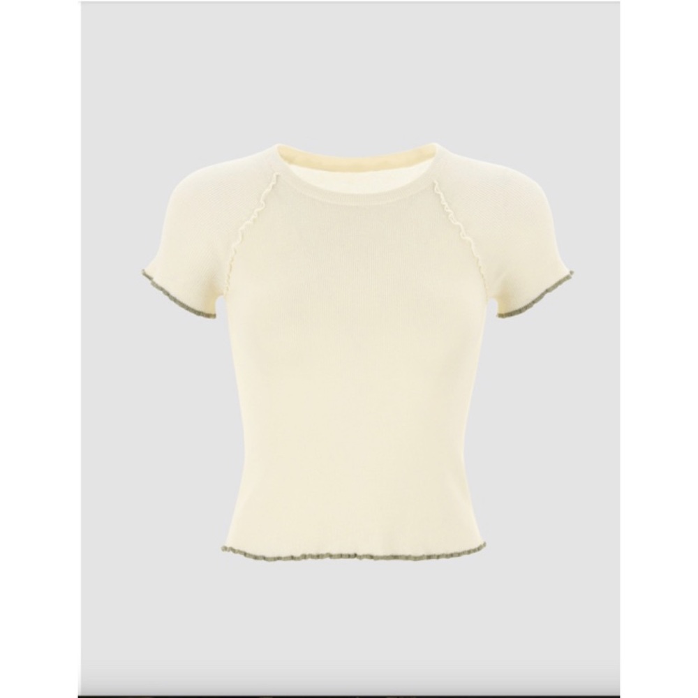 Ruffle Knit Top